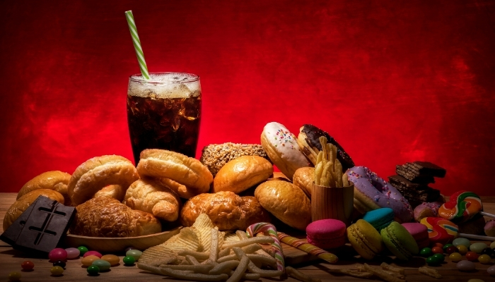 snacks and cold drinks
